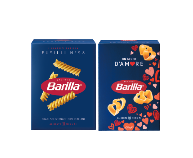 Heart & Barilla Packs